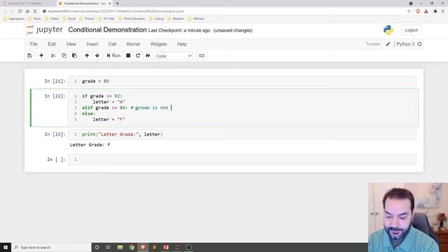 Chained Conditional Statements (elif) in Python смотреть онлайн