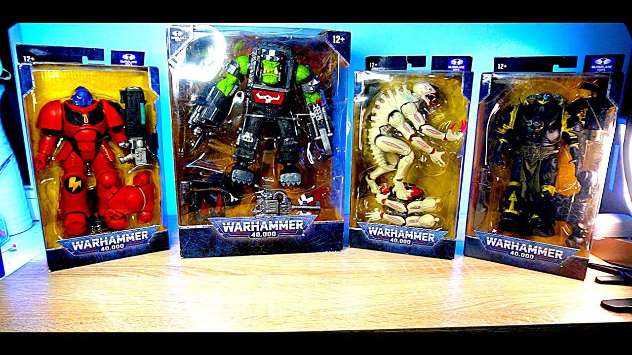 ФИГУРКИ ВАРХАММЕР - КОСМОДЕСАНТ, ХАОС, ТИРАНИД, ОРК от McFarlane смотреть онлайн