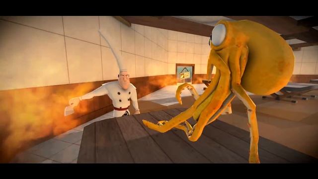 Octodad #5 Жаренный осминог | Vemont Game