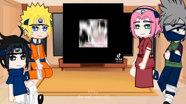 team 7 react to naruto and sasukes future as??? | sasunaru | gacha club | naruto | смотреть онлайн