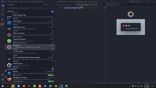 [ React JS Template 1] 4- Vs Code Settings & Extensions смотреть онлайн