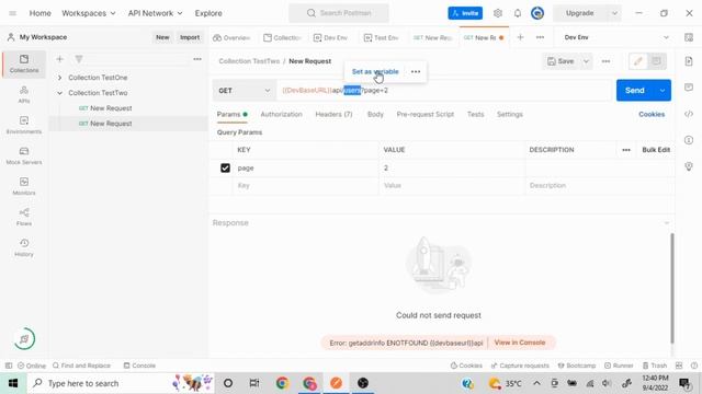 Postman Tutorial 6 | How to create Environments | Environment Variables | What is Environment | API смотреть онлайн
