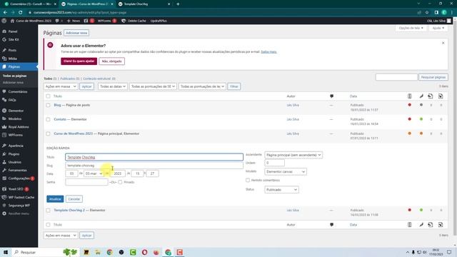 Como Alterar o Endereço das Páginas Criadas no Elementor WordPress смотреть онлайн