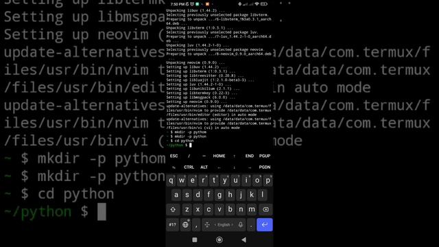 Установка python на android | termux смотреть онлайн