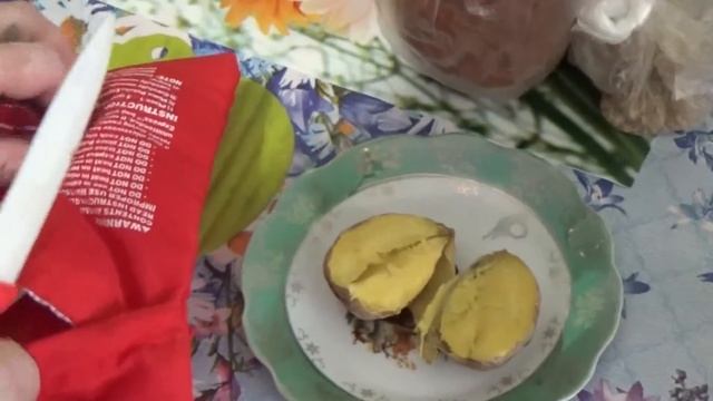 Мешок для готовки картошки в микроволновке. смотреть онлайн