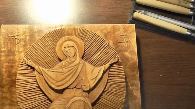 Резная икона, когда новые видео и я не знаю где продать резные работы! смотреть онлайн