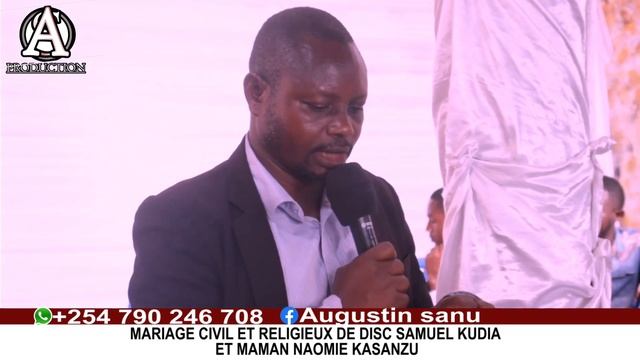 Mariage civil//religieux p/oracle du 15 avril // de Samuel kudia & Naomie Kasanzu смотреть онлайн