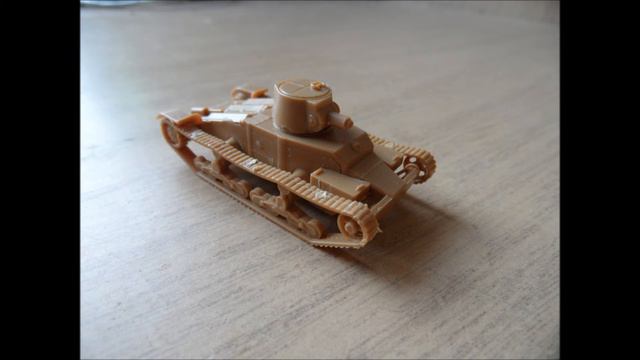 (Inbox + Building Review) of Zvezda 1/100 British Infantry Tank (A11) Matilda Mk.I смотреть онлайн