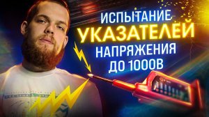 Испытание указателей напряжения до 1000В