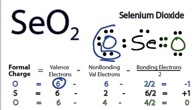 SeO2 Lewis Structure - How to Draw the Lewis Structure for SeO2 смотреть онлайн