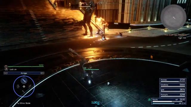 FINAL FANTASY XV - Look who joined in party to fight with Ifrit! смотреть онлайн