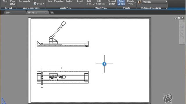 22 - Designing Views and Cuts | AutoCAD 2017 3D Modeling Techniques смотреть онлайн