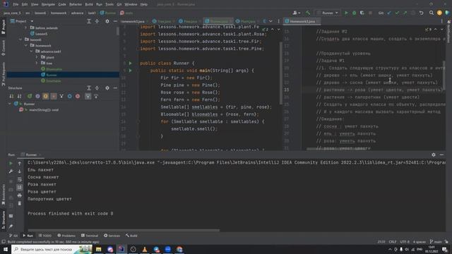 Java core 5 - Разбор домашки № 3 смотреть онлайн