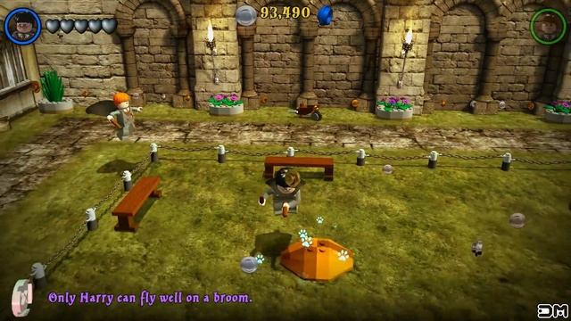 Lego Harry Potter Remastered 1-4 Part 4 Save Ron from the Devil's Snare & Learn to Fly a Broomstick смотреть онлайн