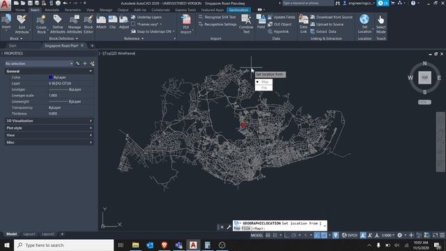 EP25 - AUTOCAD SINGAPORE MAPS GEOMAP SVY21 смотреть онлайн
