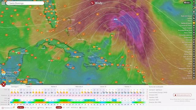 Tormenta tropical cerca de República Dominicana смотреть онлайн