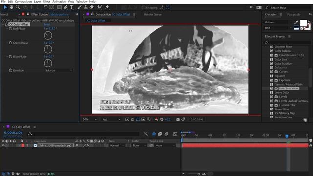CC Color Offset | Effects of After Effects смотреть онлайн