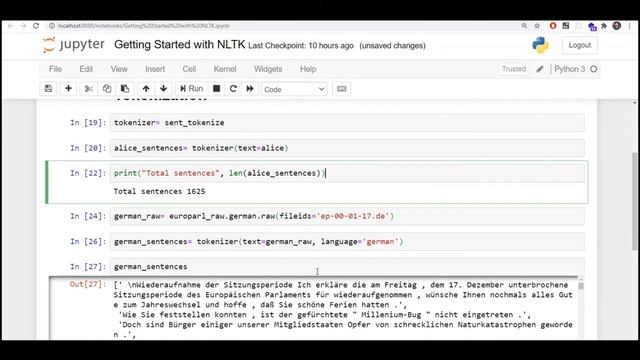 Sentence Tokenization | Text Tokenization | Text Analytics with Python смотреть онлайн