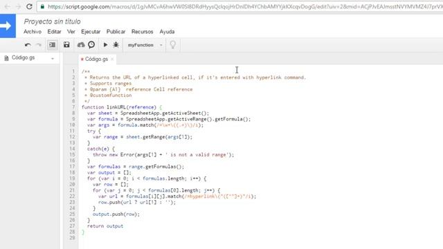 Extraer la URL o el texto de un enlace desde una celda de Hojas de Cálculo de Google смотреть онлайн