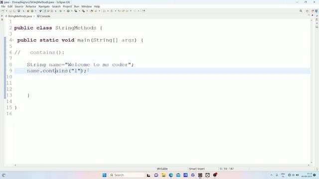 contains string method in java | java tutorial | @mscoder смотреть онлайн