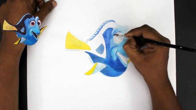 How to Draw Dory | Finding Dory drawing | Easy drawing step by step смотреть онлайн