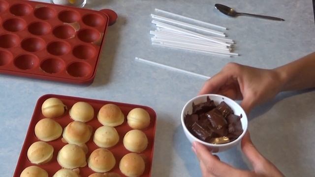 кейк попсы рецепт как приготовить дома это своими руками в силиконовой форме смотреть онлайн