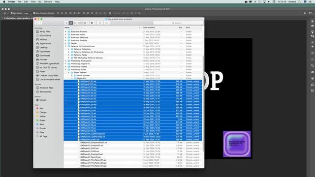 Load Styles in Photoshop смотреть онлайн