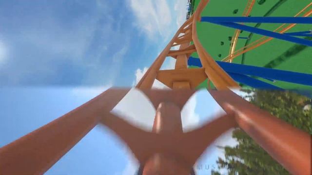 Comparison Roller Coaster SeaWorld Orlando Ice Breaker Theme Park Tycoon 2 POV! смотреть онлайн