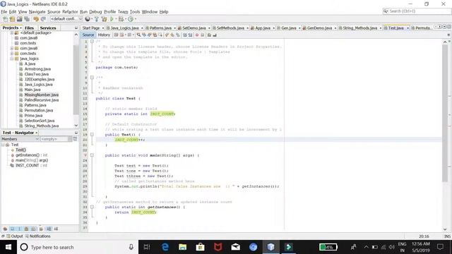 find out number of instances a java class смотреть онлайн