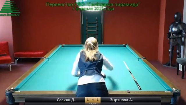 Первенство СФО "Свободная пирамида" Саакян-Зырянова 07.02.2015 смотреть онлайн