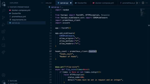 Add custom metrics to FastAPI Server with prometheus_client | Python Application Monitoring смотреть онлайн
