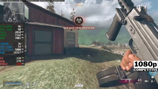 RTX 3070 + intel i9 10850k Single PC Game + Record Warzone 1080p смотреть онлайн