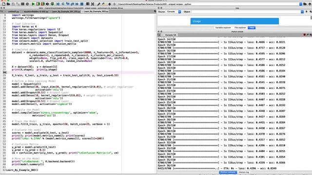 Learn By Example | How to add a Weight Regularization (l2) to a Deep Learning Model in Keras? смотреть онлайн