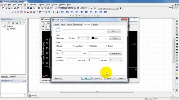 NI Multisim: DC Sweep Analysis