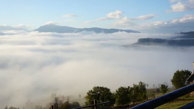 Карпаты. Рассвет над селом Черная Тиса 3 смотреть онлайн