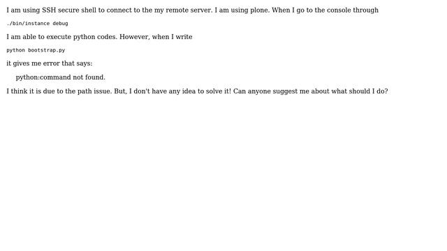 Running python command through ssh (2 Solutions!!) смотреть онлайн