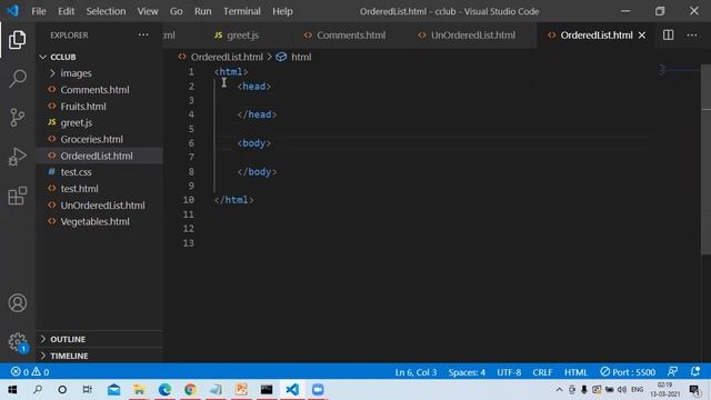 HTML 4 OrderedList смотреть онлайн
