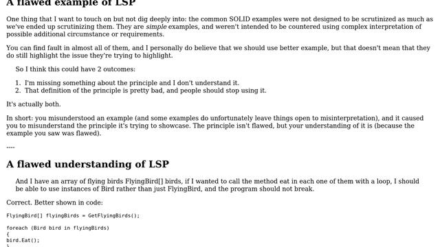 Software Engineering: The most popular definition for LSP seems very contradictory (2 Solutions!!) смотреть онлайн