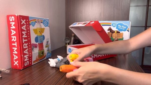Конструкторы магнитные Smartmax. Развивающие игры на 2 года. Развивающие игры в год. Смартмакс