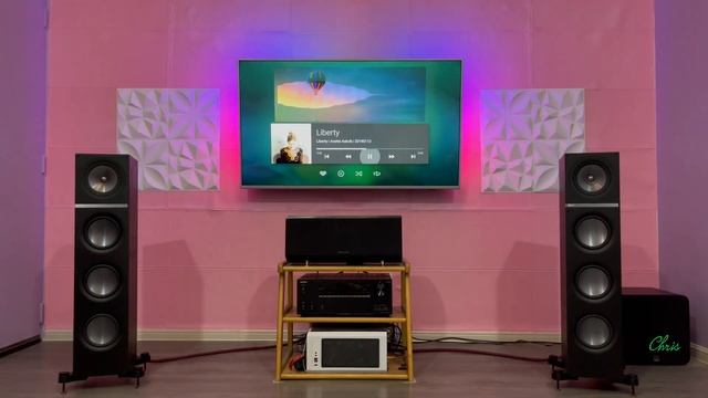 KEF Q700 FLOOR STANDING SPEAKERS - 4K Record by iPhone12 Pro Max. смотреть онлайн