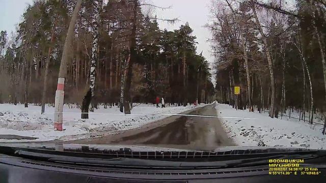 Видеорегистратор MIO MiVue 698 — пример записи передней камеры смотреть онлайн