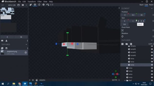 🔴 BlockBench Minecraft - Orca 🦈