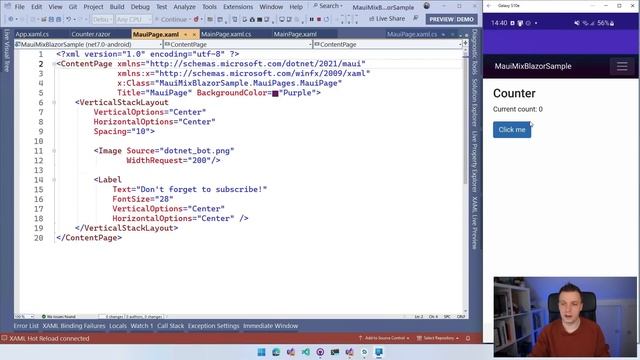 3 Ways Combine .NET MAUI and .NET MAUI Blazor Hybrid смотреть онлайн