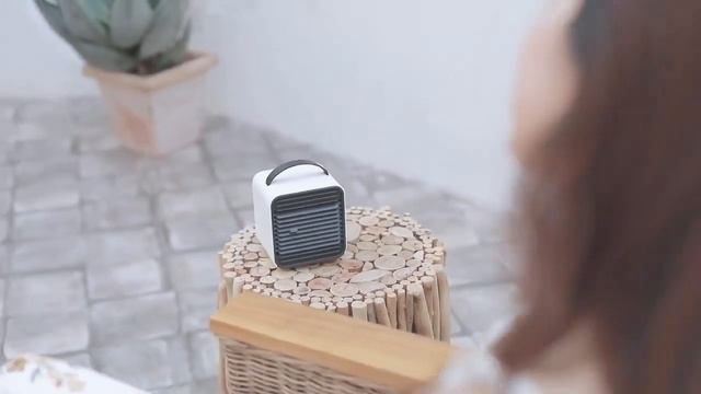 Мини кулер для воздуха с usb зарядкой, многофункциональный настольный вентилятор кондиционера, смотреть онлайн