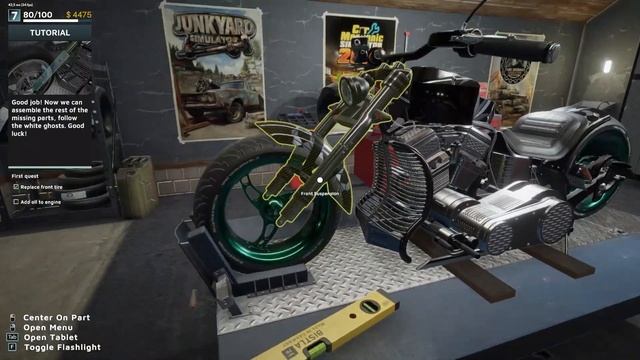 Играю в игру 1ЧАСТЬ. Motorcycle Mechanic Simulator 2021 смотреть онлайн