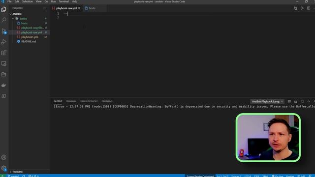 How to run any command using Ansible. Install Python over SSH etc. смотреть онлайн