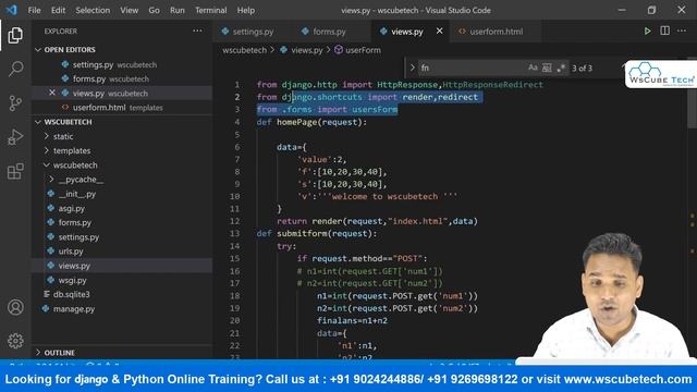 FORM Tutorials in Django For Beginners | Django Tutorial for Beginners смотреть онлайн