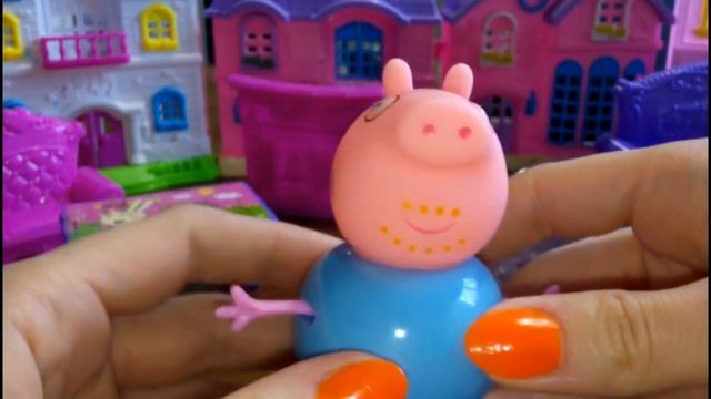 Распаковка игрушек Свинка Пеппа Peppa Pig Набор с мебелью смотреть онлайн