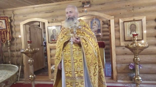 Воскресная Литургия 25.09. 2022. Часть 3. Проповедь. смотреть онлайн