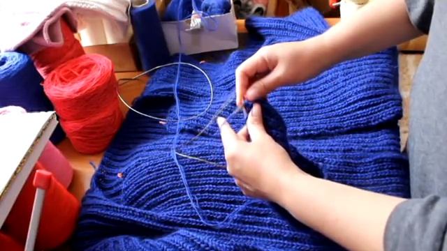 Как связать Кардиган спицами смотреть онлайн